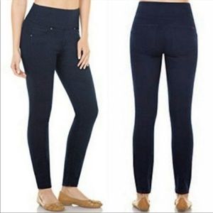 SPANX Alexia High Waist Coated Jeans SZ M VGUC